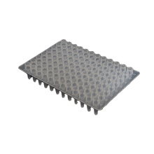 0.2ml 96 bulged well polypropylene PCR microtest tube plate